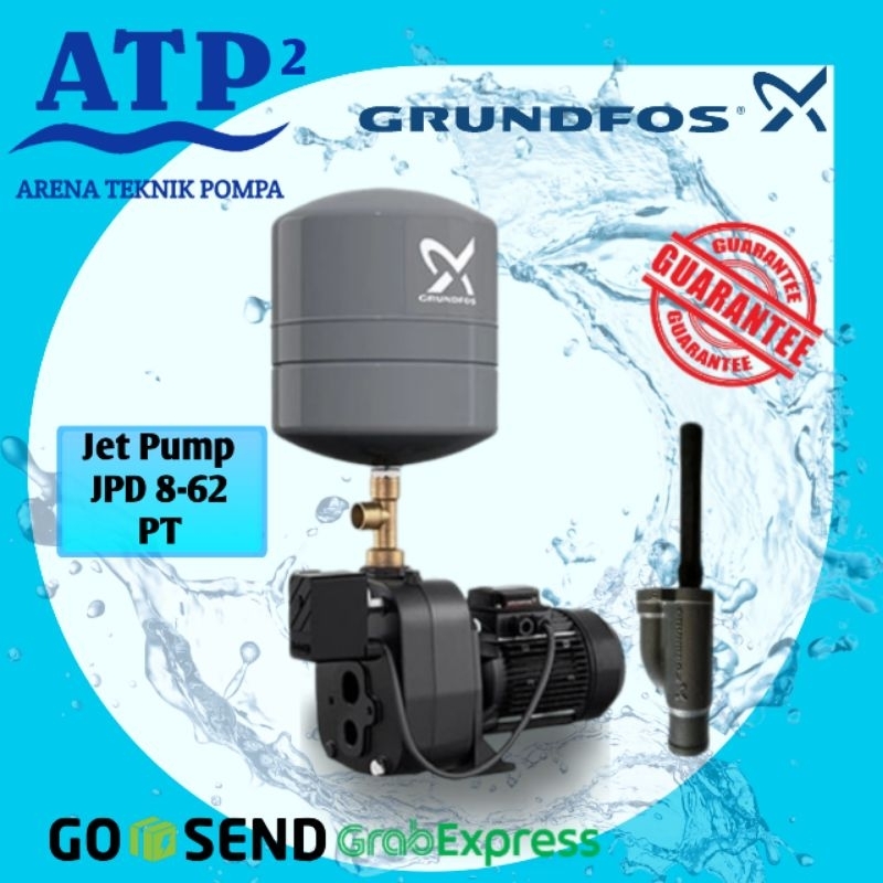 Grundfos JPD 8-62 Pompa Air Sumur Dalam Jet Pump