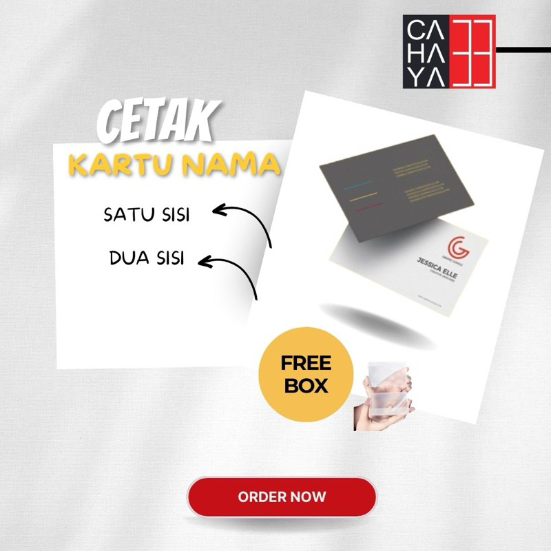 

CETAK KARTU NAMA MURAH - STANDAR