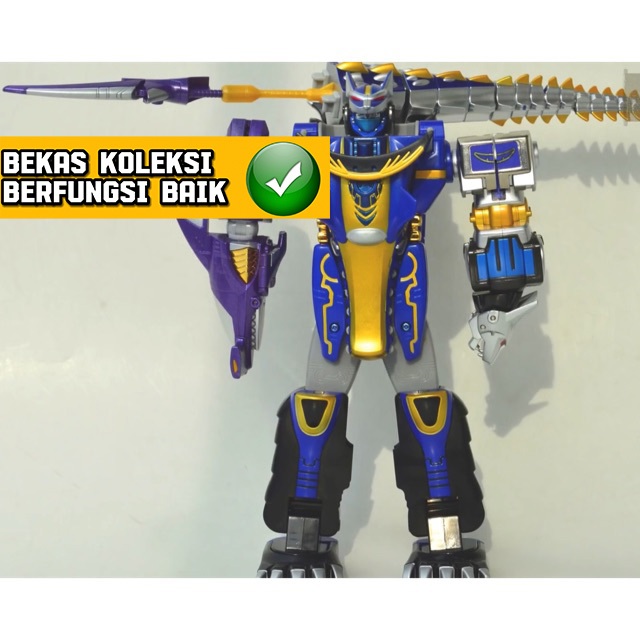 Dx Power Rangers Wild Force Gao Gaoranger Silver Zord Moon