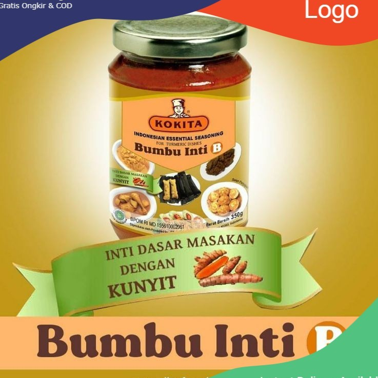 

Bumbu masak jadi merek Kokita Bumbu Inti B 350gr- MYP