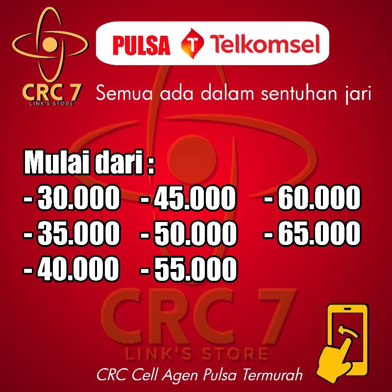 PULSA TELKOMSEL MURAH 30000 SAMPAI 65000