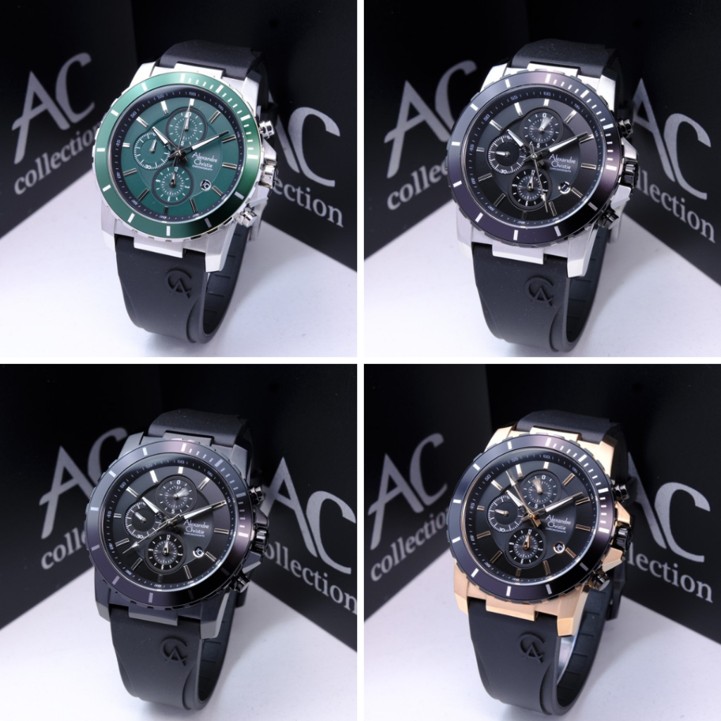 ALEXANDRE CHRISTIE 6141 PRIA KARET ORIGINAL AC6141 AC 6141 JAM COWOK