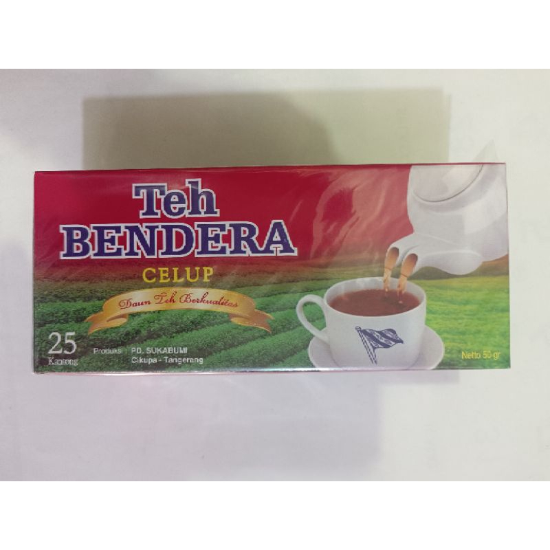 

Teh Bendera Celup 25 Kantong @ 2g