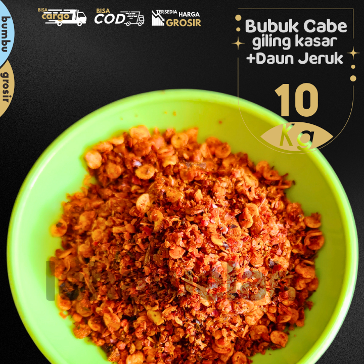 

GROSIRAN - 10KG Bumbu Bubuk CABE WANGI JERUK 10x1KG by Lahawelah