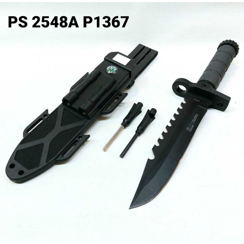 pisau survival 2548A P1367, pisau survival kit, pisau camping outdoor terbaik