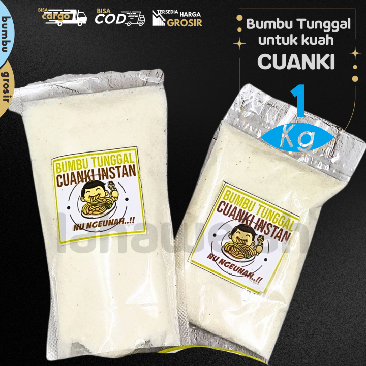 

GROSIRAN - 1KG BUMBU TUNGGAL kuah CUANKI 4x250gr by Lahawelah