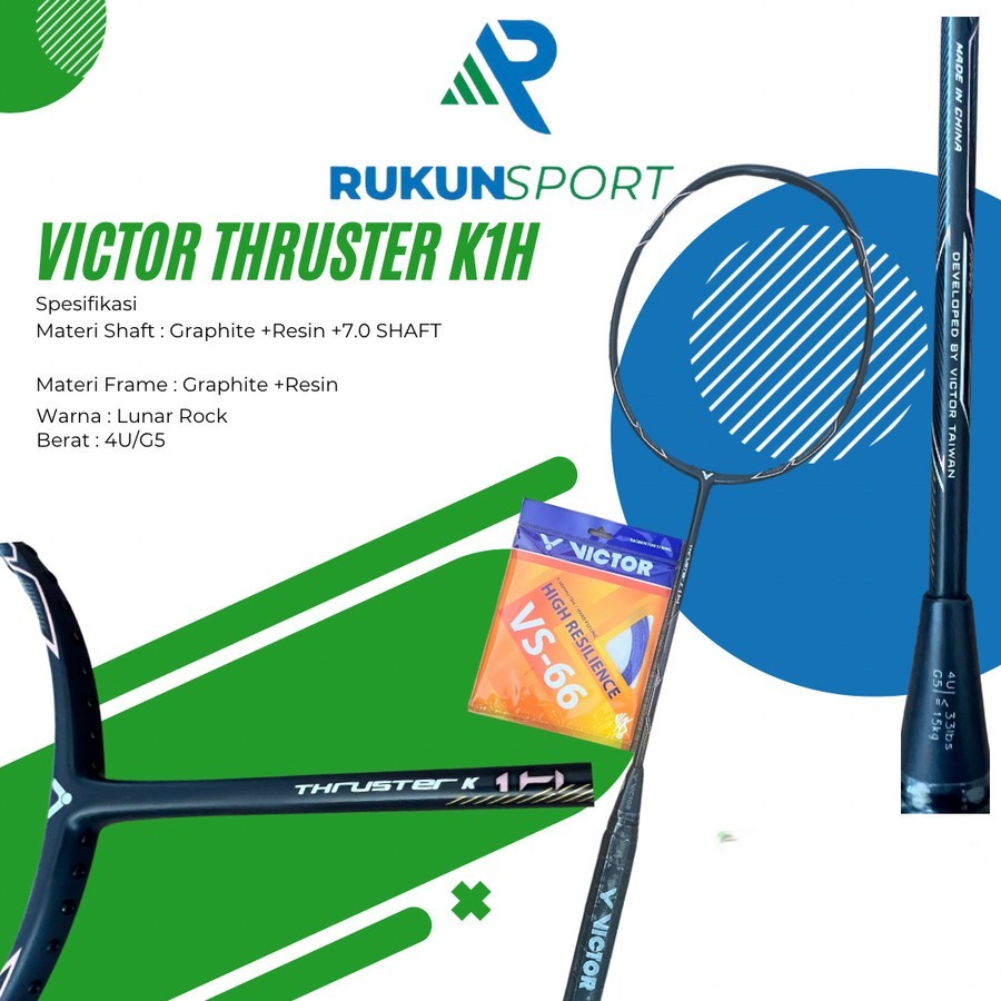 Raket Badminton VICTOR THRUSTER K 1H H