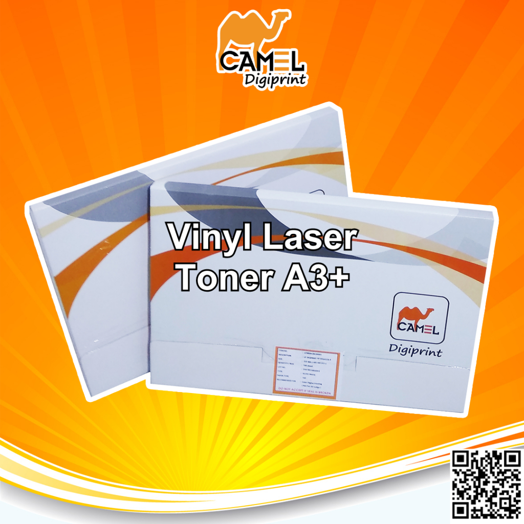 

Instant Paket Hemat Camel Digiprint 5 Pack Sticker Vinyl PP PET White Gloss White Matte Transparan Digital Print Laser Toner Stiker Plastik Anti Air A3+
