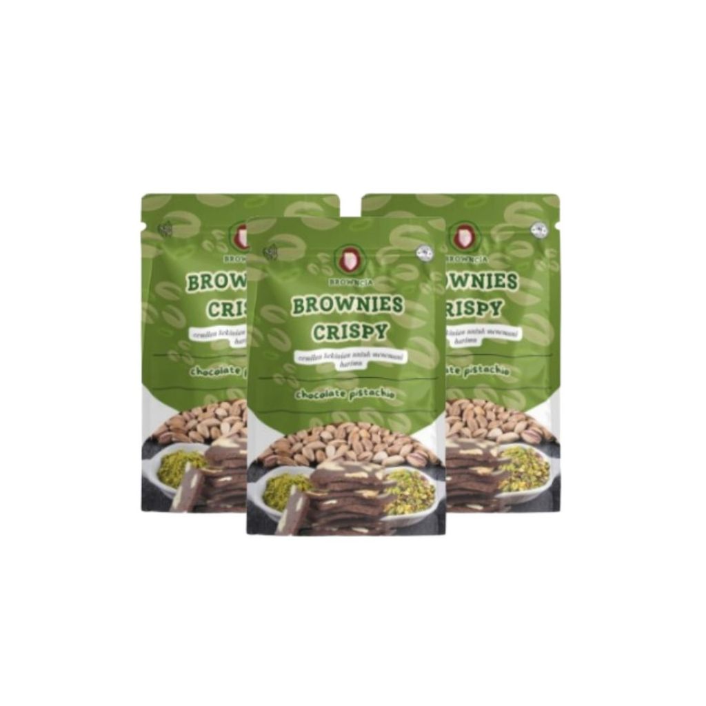 

Brownies Crispy Browncia Chocolate pistachio 250 gr