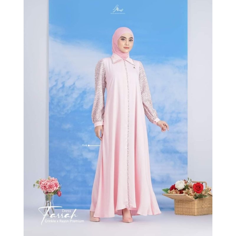 Farrah Dress by Arrafi ORI Gamis Rayon Premium