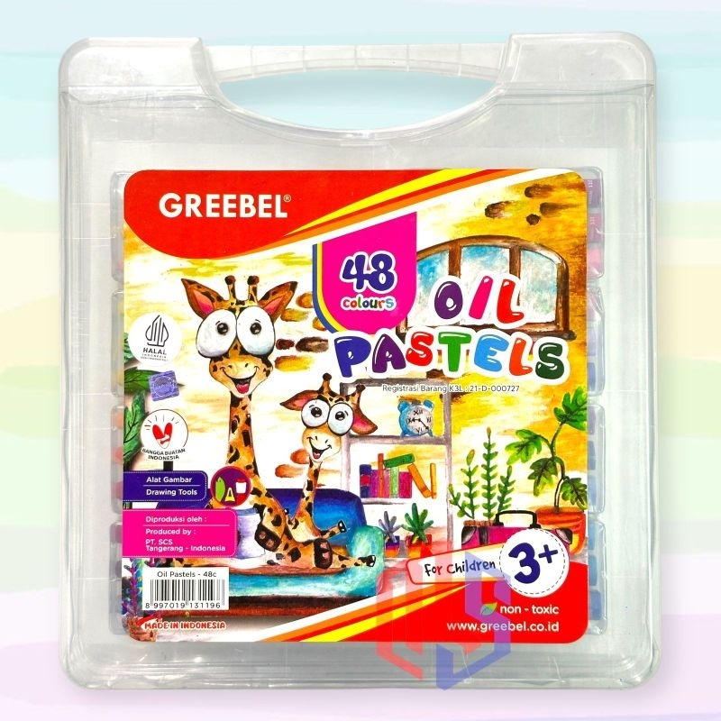 

Crayon / Kerayon Greebel 48 Warna Oil Pastel