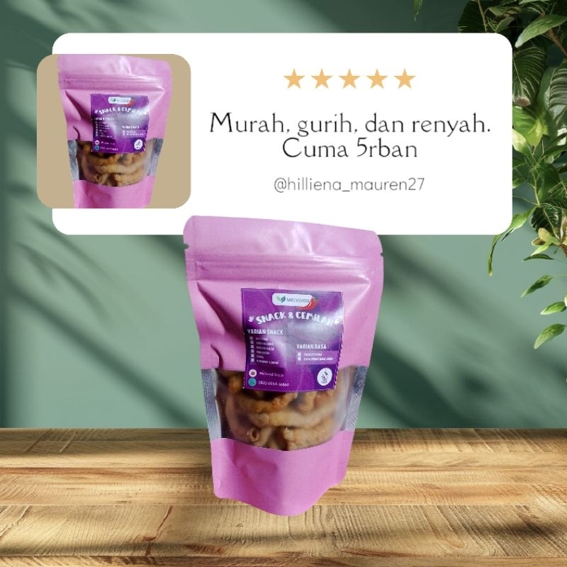 

Melvood - Keripik usus rasa original 50gr