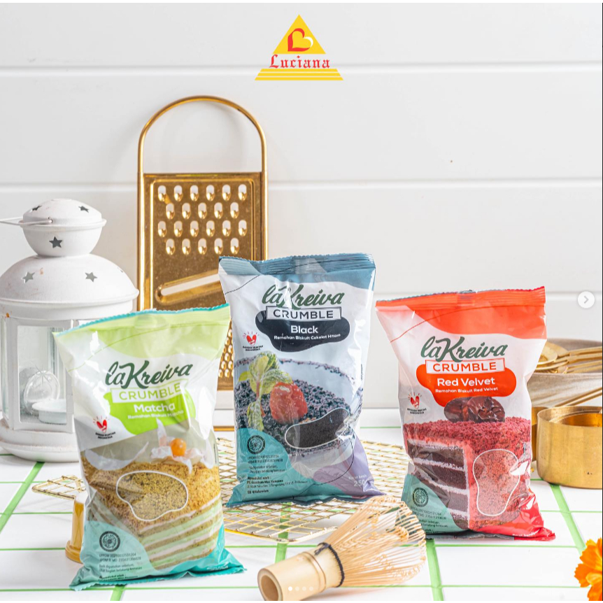 

La kreiva crumble uk 250gr Topping remahan biskuit