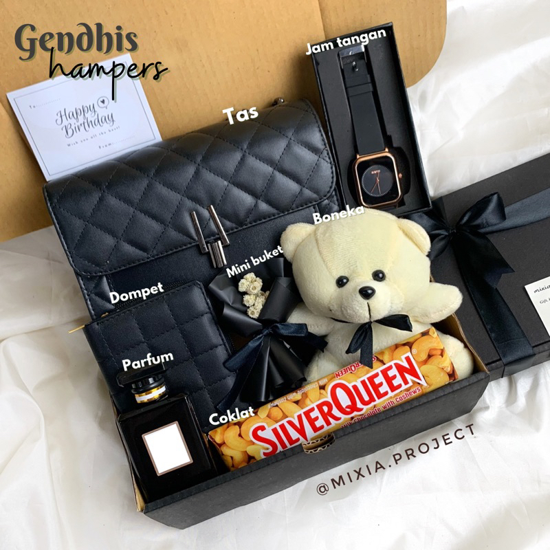 Kado Ulang Tahun Cewek Giftbox Tas Hadiah Wisuda Kado Anniversary Valentine Hari Ibu