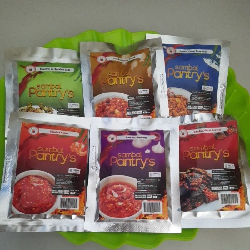 

1pc Sambal Bajak Bawang Tuna Asap Paru Cumi Ikan Asin Jambal Roti 30gr