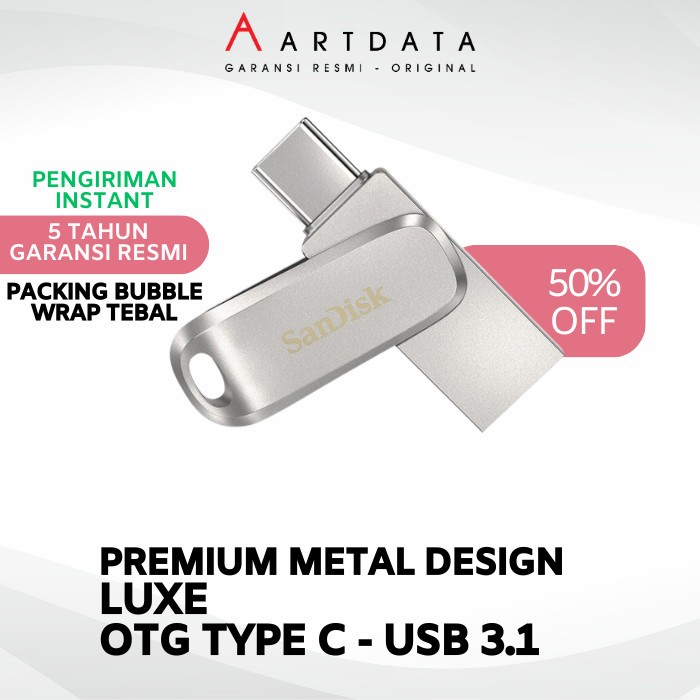 SanDisk ULTRA LUXE 1 TB Flash Drive OTG USB 3.1 Type C 1tb