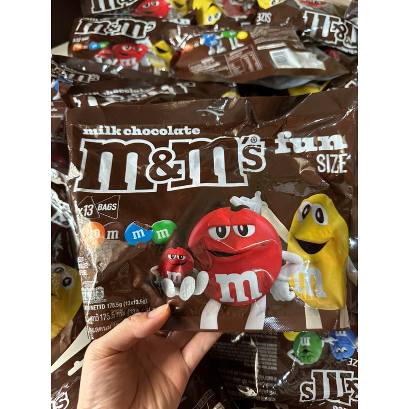 

Coklat m&m's Fun Size Milk Chocolate dan peanut