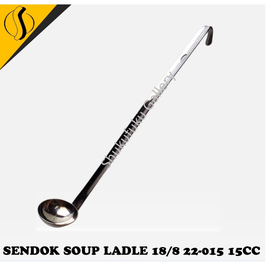 SENDOK SOUP LADLE 18 8 22-015 15CC /CENTONG GULA CAIR SIRUP