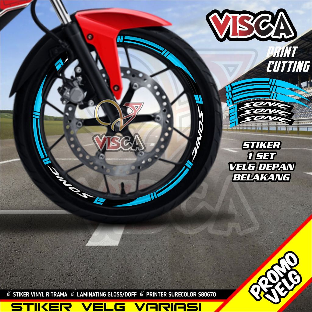 Stiker Velg List Velg Motor SONIC A02