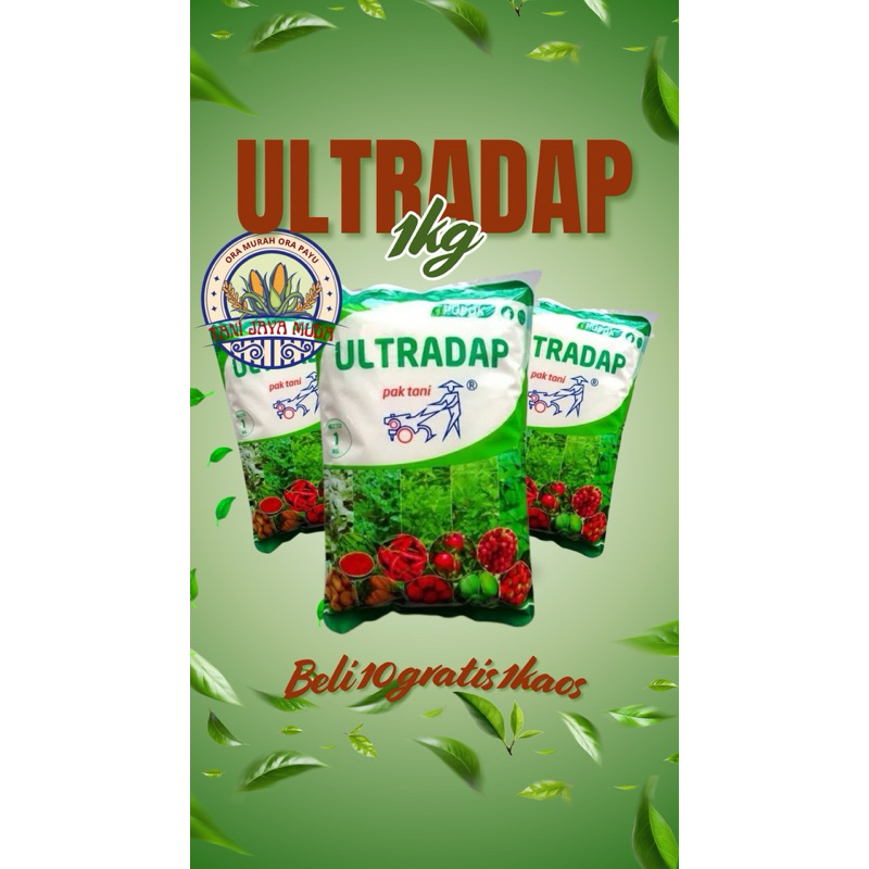 Pupuk Ultradap 1kg BA nitrogen 12% dan phospat 60%