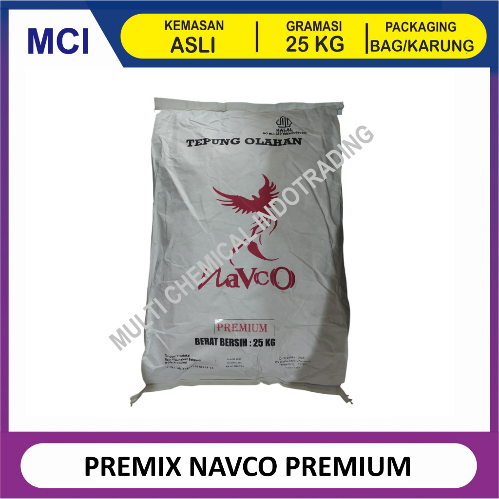 

(KHUSUS GOSEND/INSTANT) PREMIX SUSU BUBUK FULL CREAM NAVCO PREMIUM - 1 BAG 25 KG