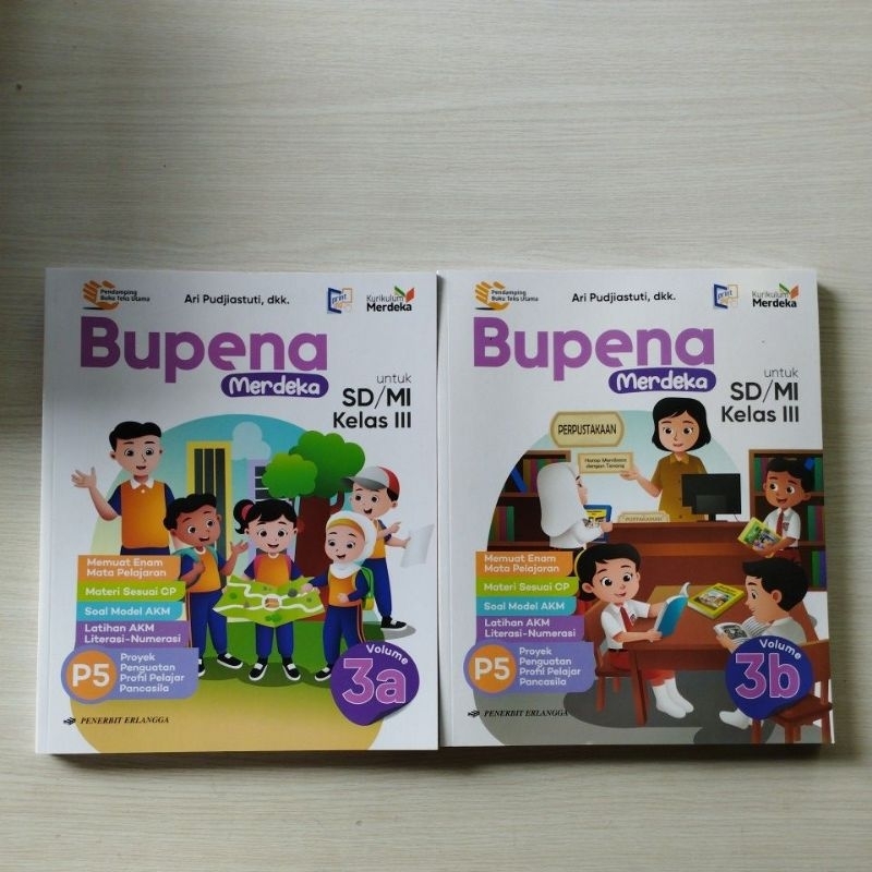 Bupena Kelas 3 Kurikulum Merdeka, Erlangga