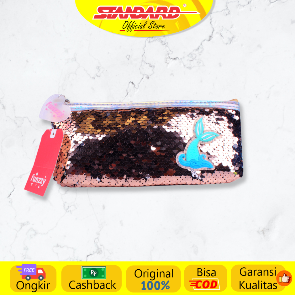 

Standard - Funzzy Mermaid Pencase Gold ( Tempat Pensil / Pencil Case / Tempat Alat Tulis / Pulpen / Pensil )