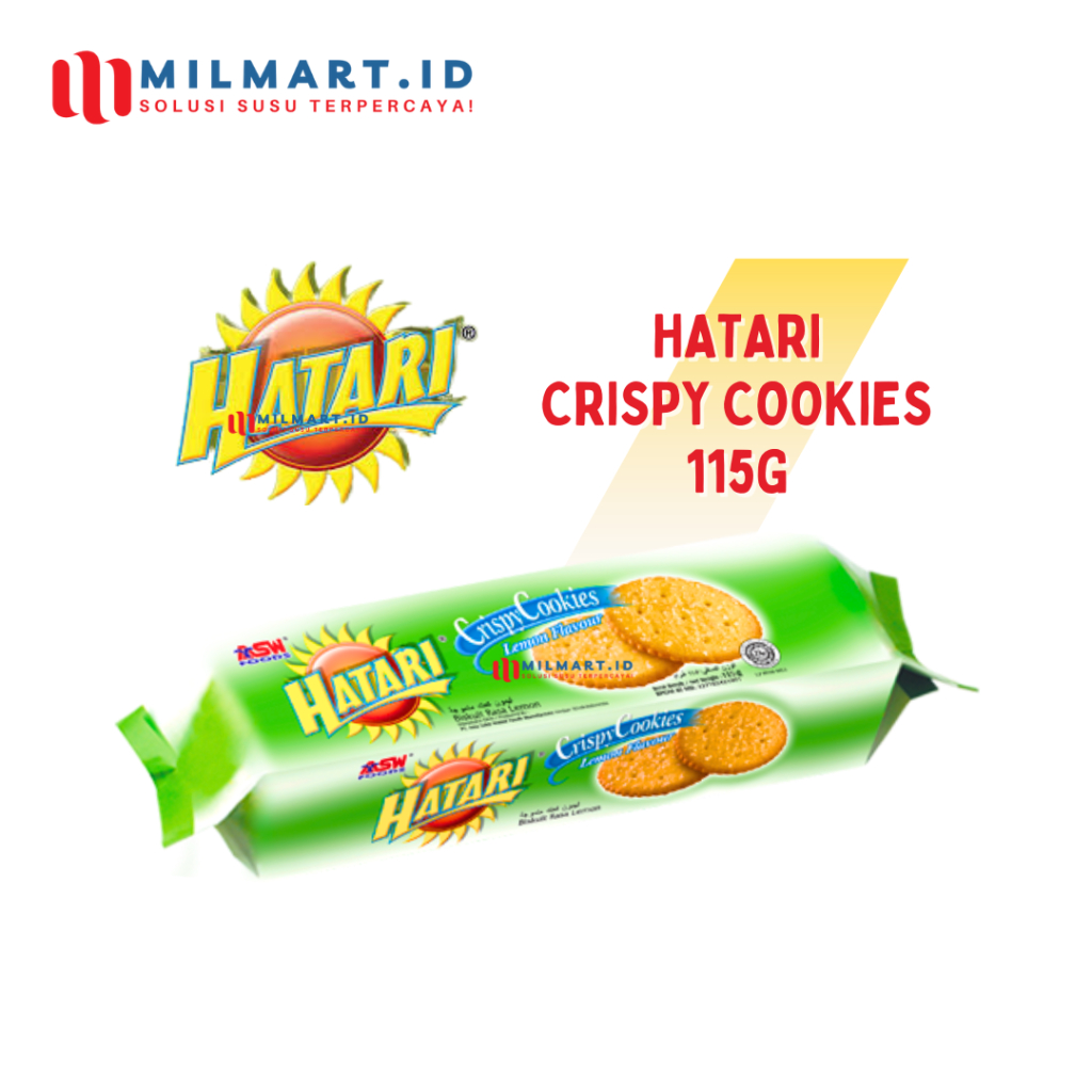 

ASW HATARI LEMON CRISPY COOKIES 115G BISKUIT RASA LEMON CAMILAN JAJANAN