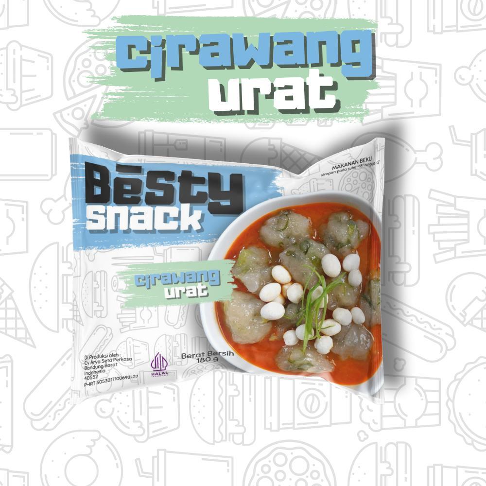 

Besty Snack Cirawang Urat Sapi Kuah Pedas Manis misdaseum Teh Betty