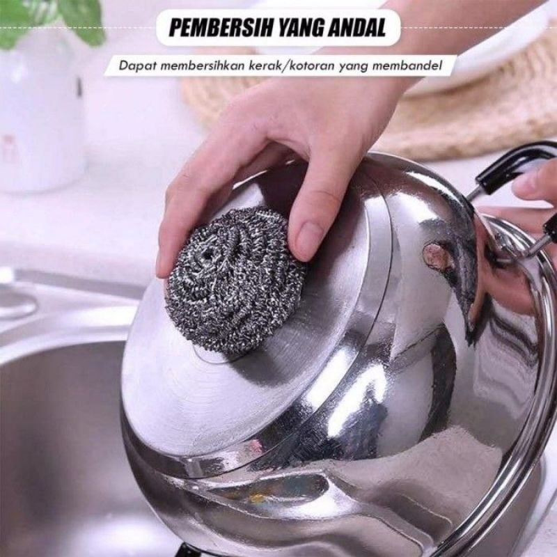 Sabut / kawat besi cuci piring / panci anti karat