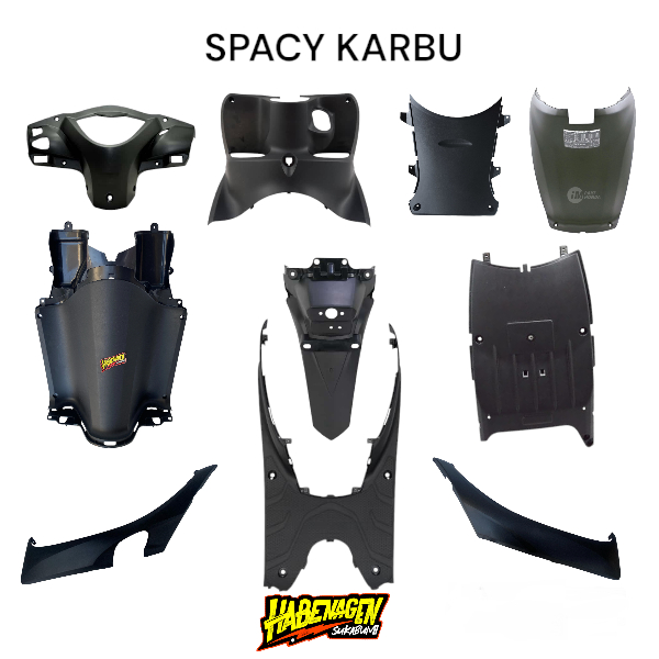 BODI KASAR SPACY KARBURATOR | cover kaper bodi body kasar dek paruh lumpur center lantaian pijakan l