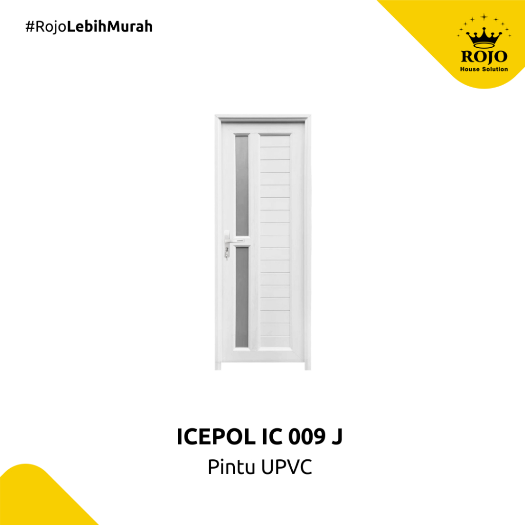ICEPOL IC 009 J Pintu UPVC WHITE KANAN