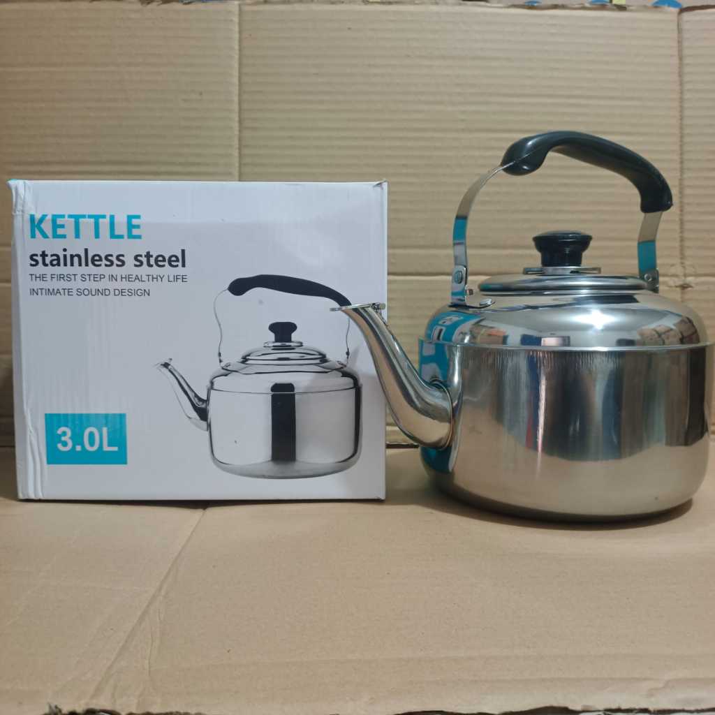 TEKO MASAK AIR PANAS STAINLESS TEKO CERET 3L