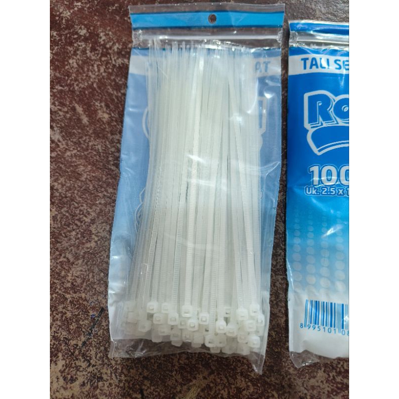 

Cable Ties / Kabel Ties / Kabel Ties Isi 100 / Segel Plastik / Kabel Ties Royal / Cable Ties Putih