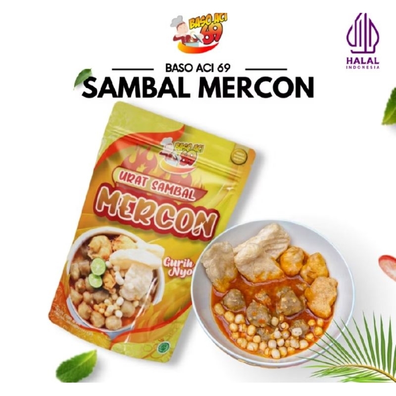 

Bakso aci69 kuah pedas sambal mercon