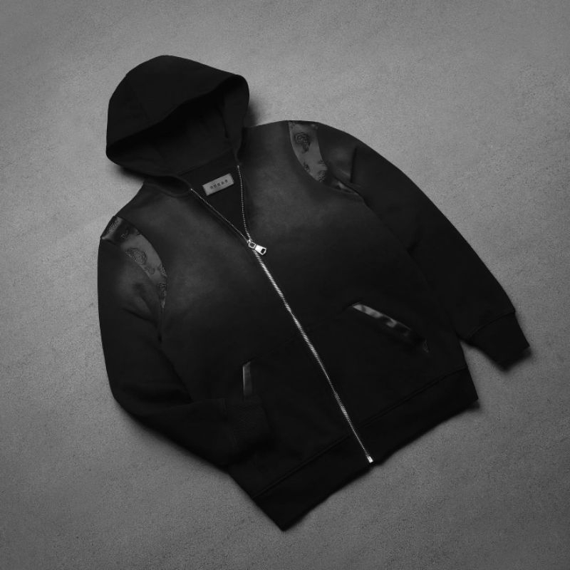 READY RUCAS"Ultra Stitch" Leather Bone Hoodie | RUCAS "Embossed Paisley Leather" Zipper Hoodie | ORI