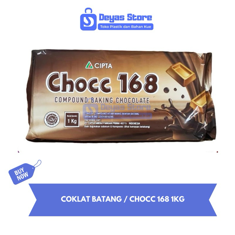 

COKLAT BATANG/COKLAT BLOK/ COKLAT CHOCC 168 1KG