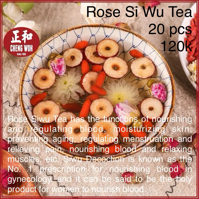 

Cheng Woh Rose Si Wu Soothing Sleep Ren Shen Wu Bao Tea