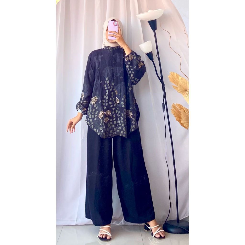 Kanya Bungga luxury - One Set Wanita Kekinian - Setelan Wanita Kekinian - One Set - Baju Wanita - Ba