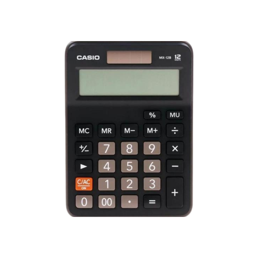 

Kalkulator 12 Digit Kalkulator Casio MX - 12B/ 12 Digit/ Hitam - Pcs RB9