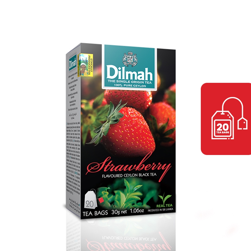 

Dilmah Strawberry Tea - Teh Celup (Tag Tbag 20s)