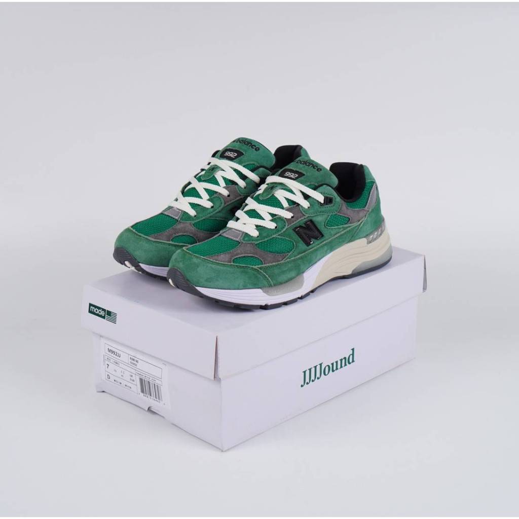 Sepatu New Balance X Jjjound 992 Green