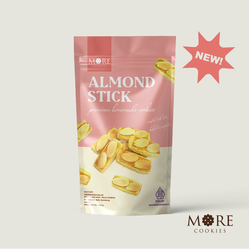 

Almond Stick Cookies In Pouch