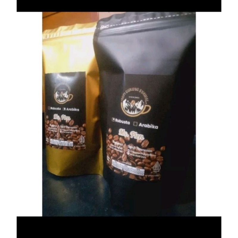 

kopi robusta g sawal 180gram merk (ms plen)kopi dari kaki gunung sawal ciamis jawa barat java presh roested (kwalitas premiun)