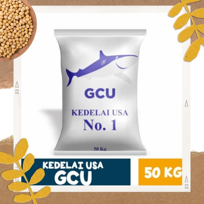 GCU KEDELAI USA NO. 1 - KACANG KEDELAI IMPORT USA 50KG TERBARU 2024 - 1 KARUNG KACANG KEDELAI - DIST