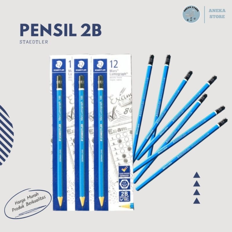 

0034 Pensil 2b Staedtler original eceran