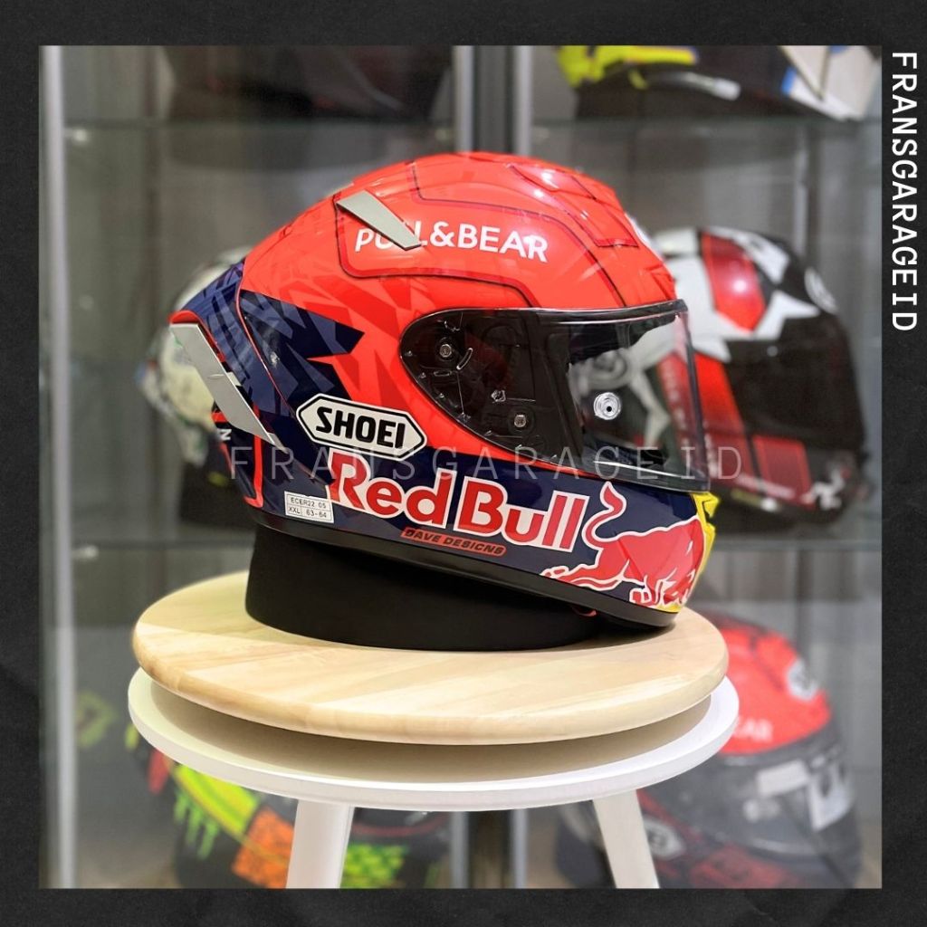HELM SHOEI X14 MARQUEZ 7 REDBULL 1:1