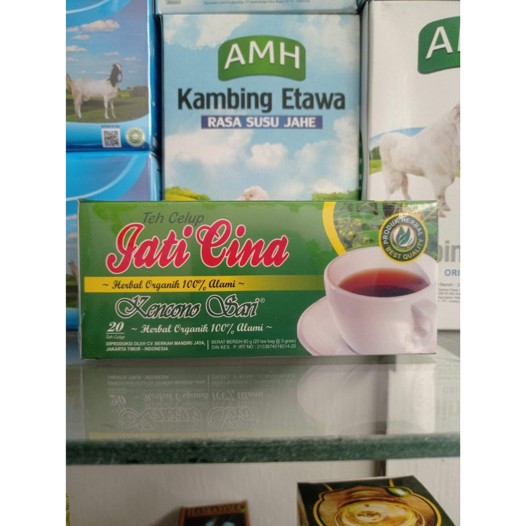 

Populer Teh Diet Celup Teh Jati Cina Kencono sari isi 20pcs Teh herbal