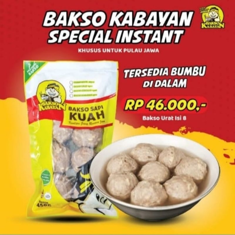 

Frozen Bakso Kabayan