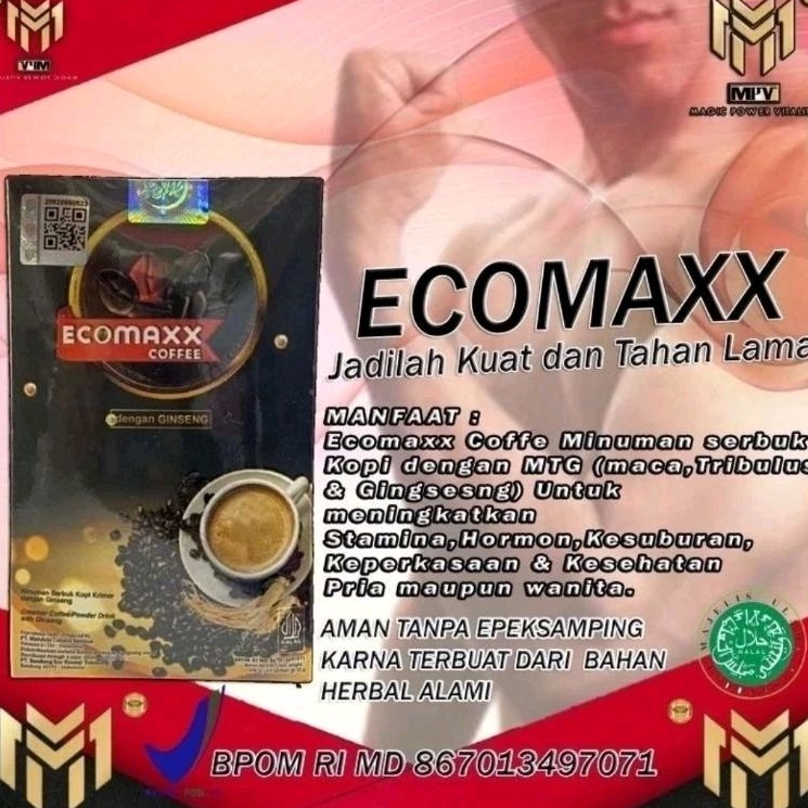 

[HARGA SPESIAL PROMO] E C O M A X X C O F F E E O R I G I N A L B A R C O D E